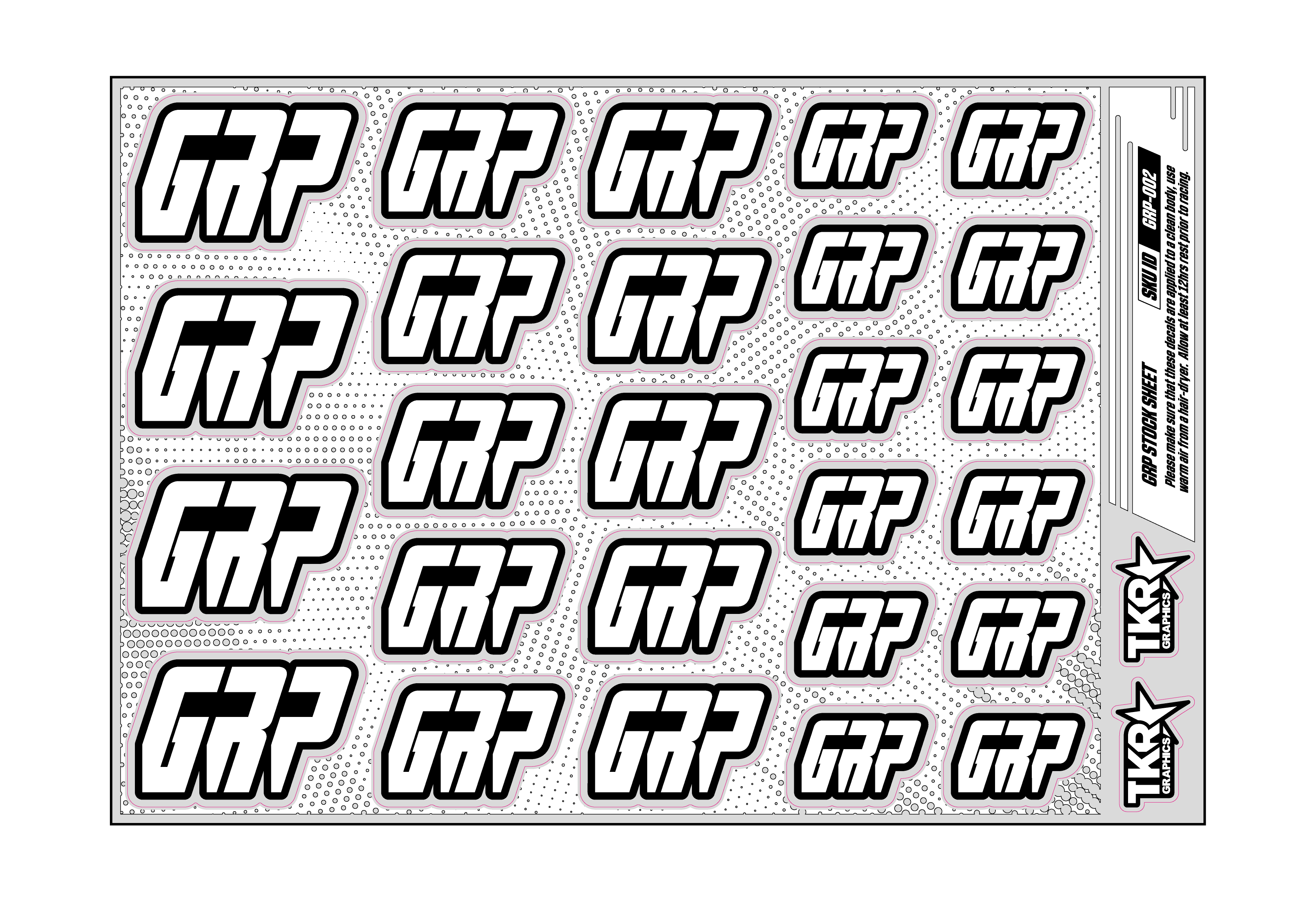 GRP A5 STOCK SHEET