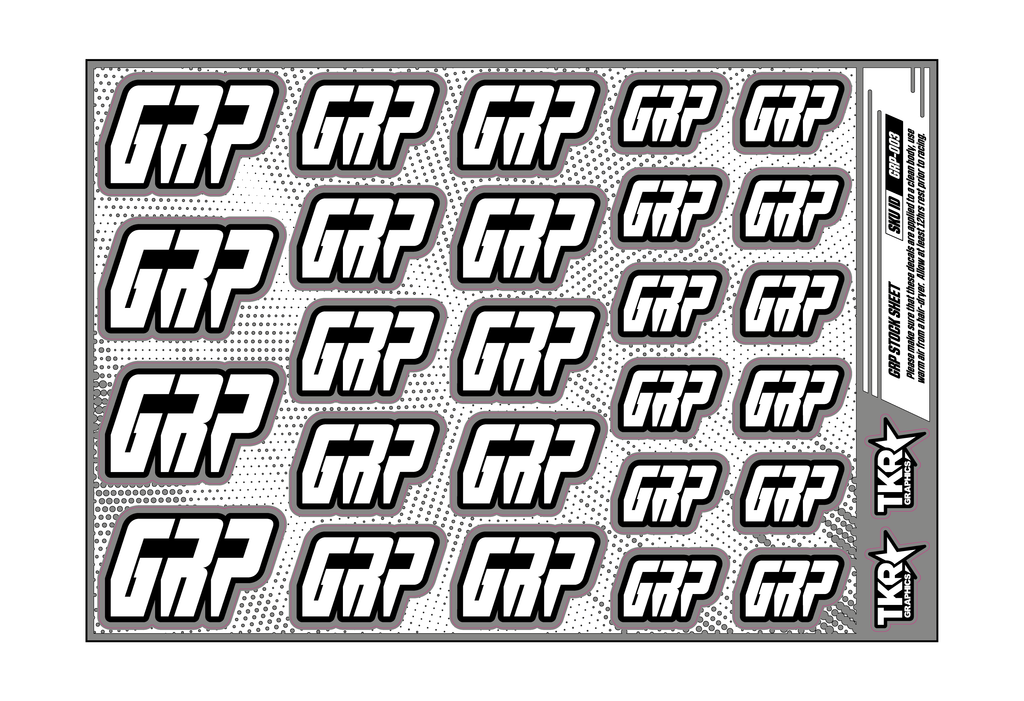 GRP A5 STOCK SHEET