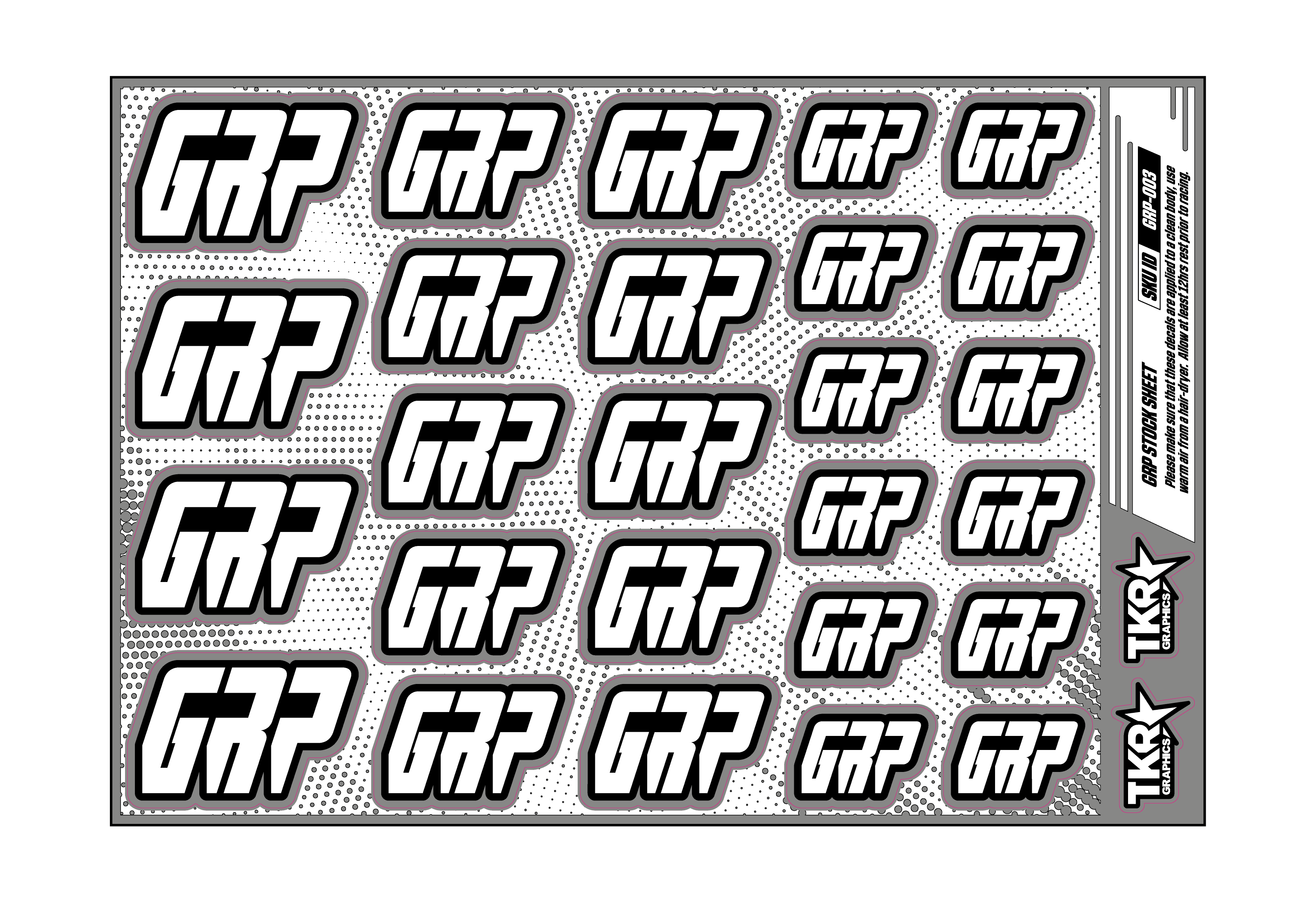 GRP A5 STOCK SHEET