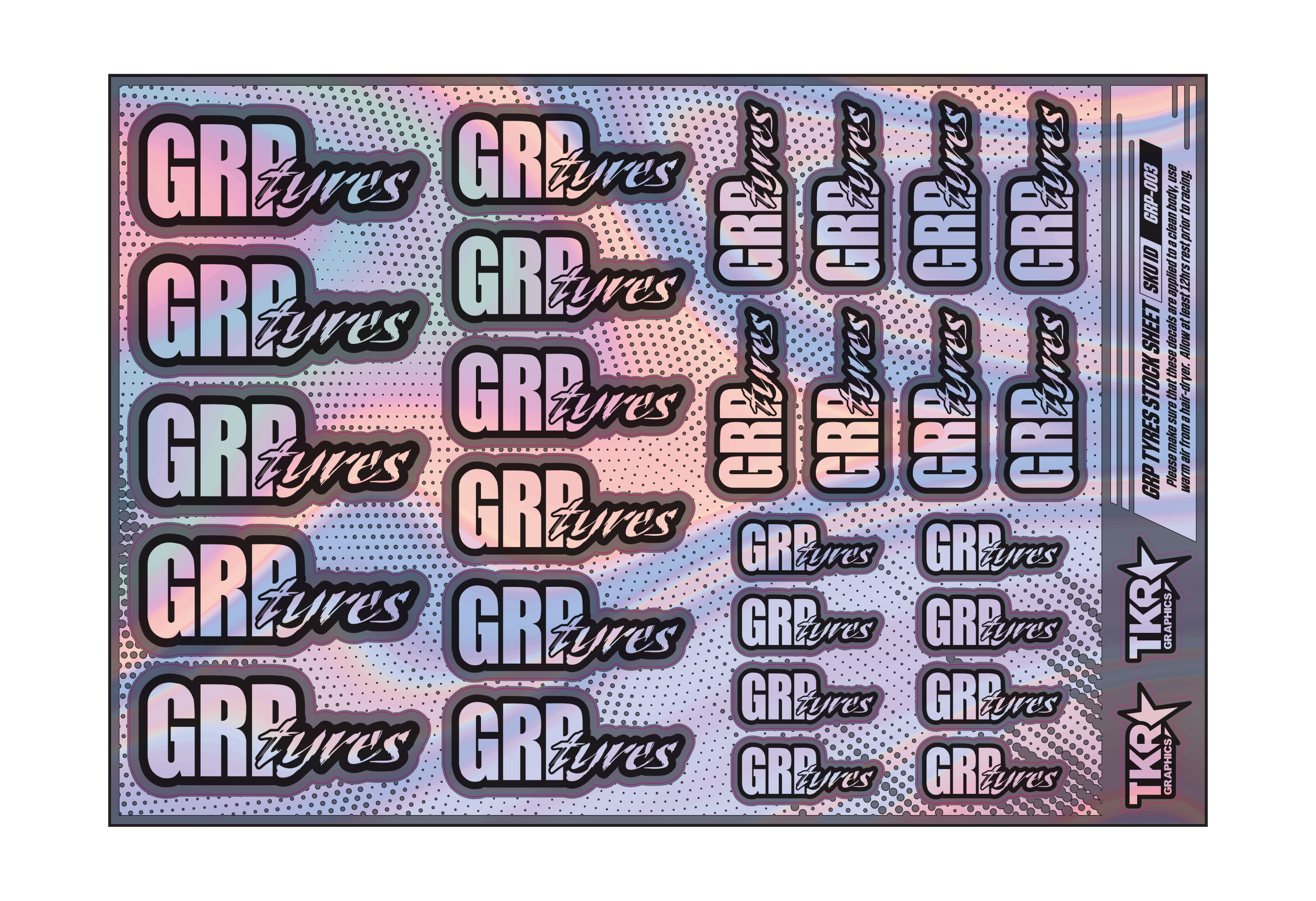 HOLOGRAPHIC GRP A5 STOCK SHEET