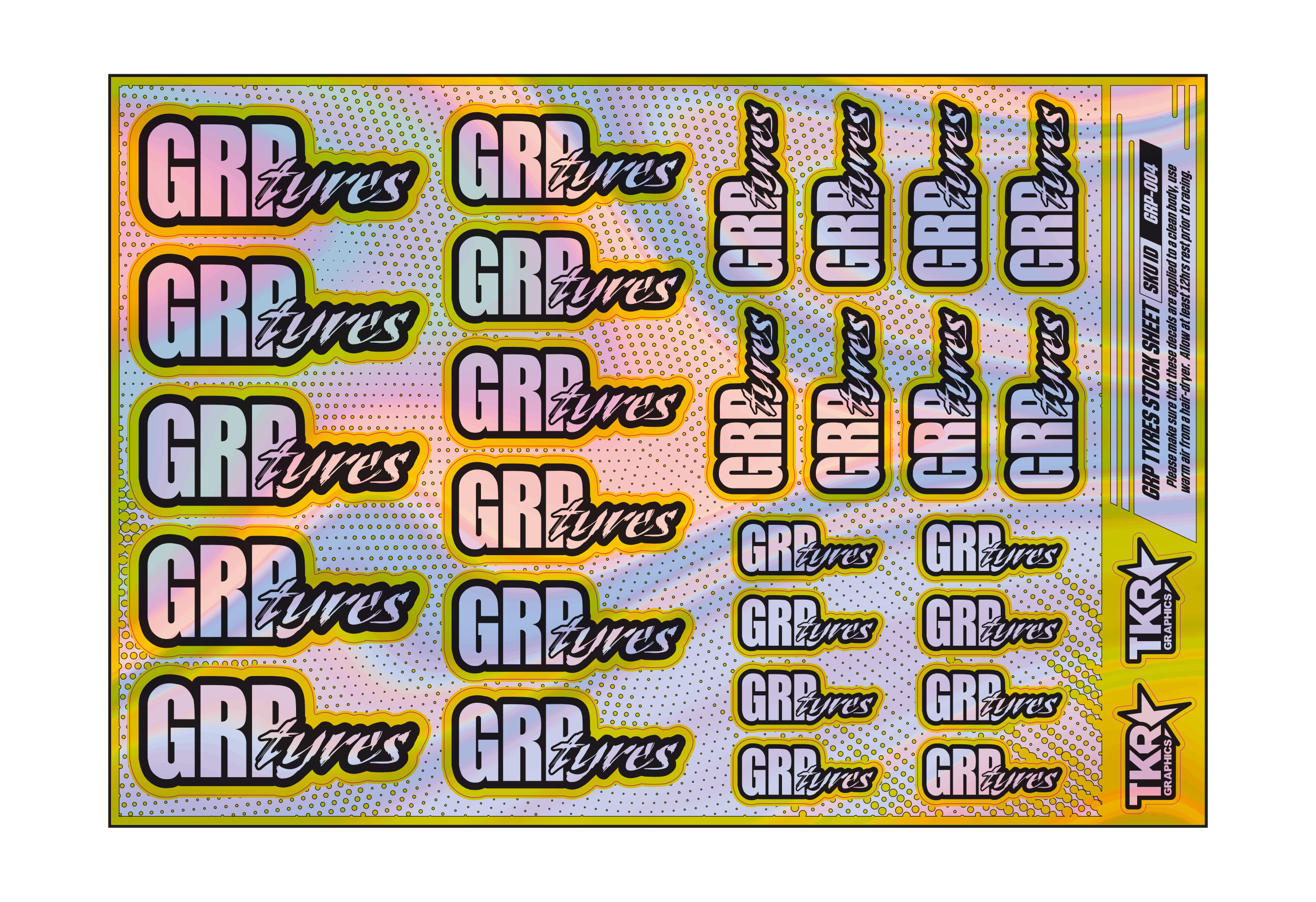 HOLOGRAPHIC GRP A5 STOCK SHEET