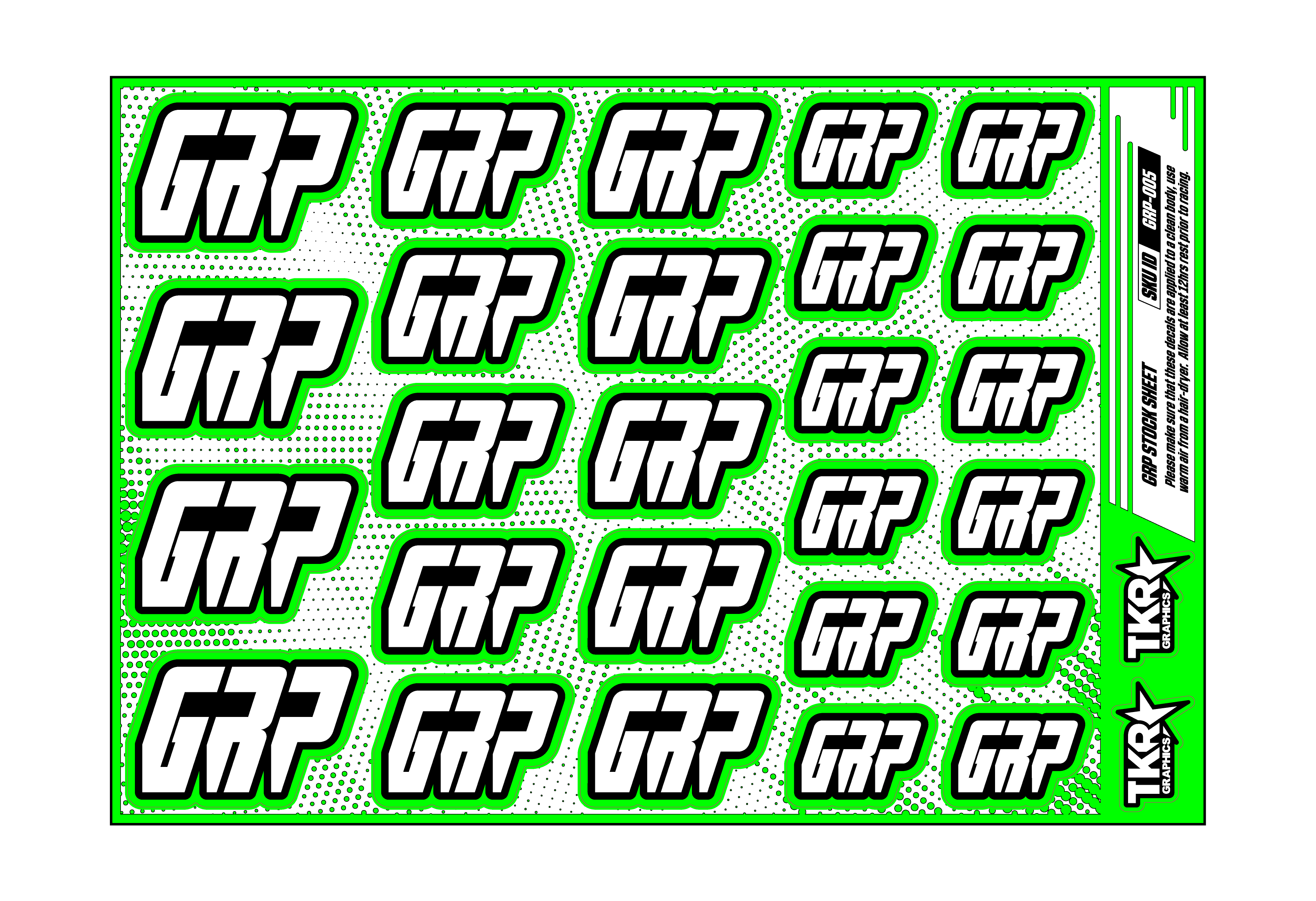 GRP A5 STOCK SHEET