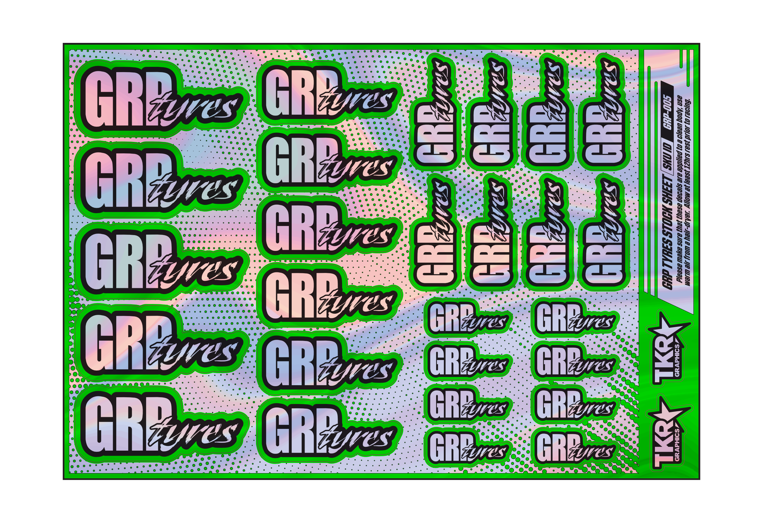 HOLOGRAPHIC GRP A5 STOCK SHEET