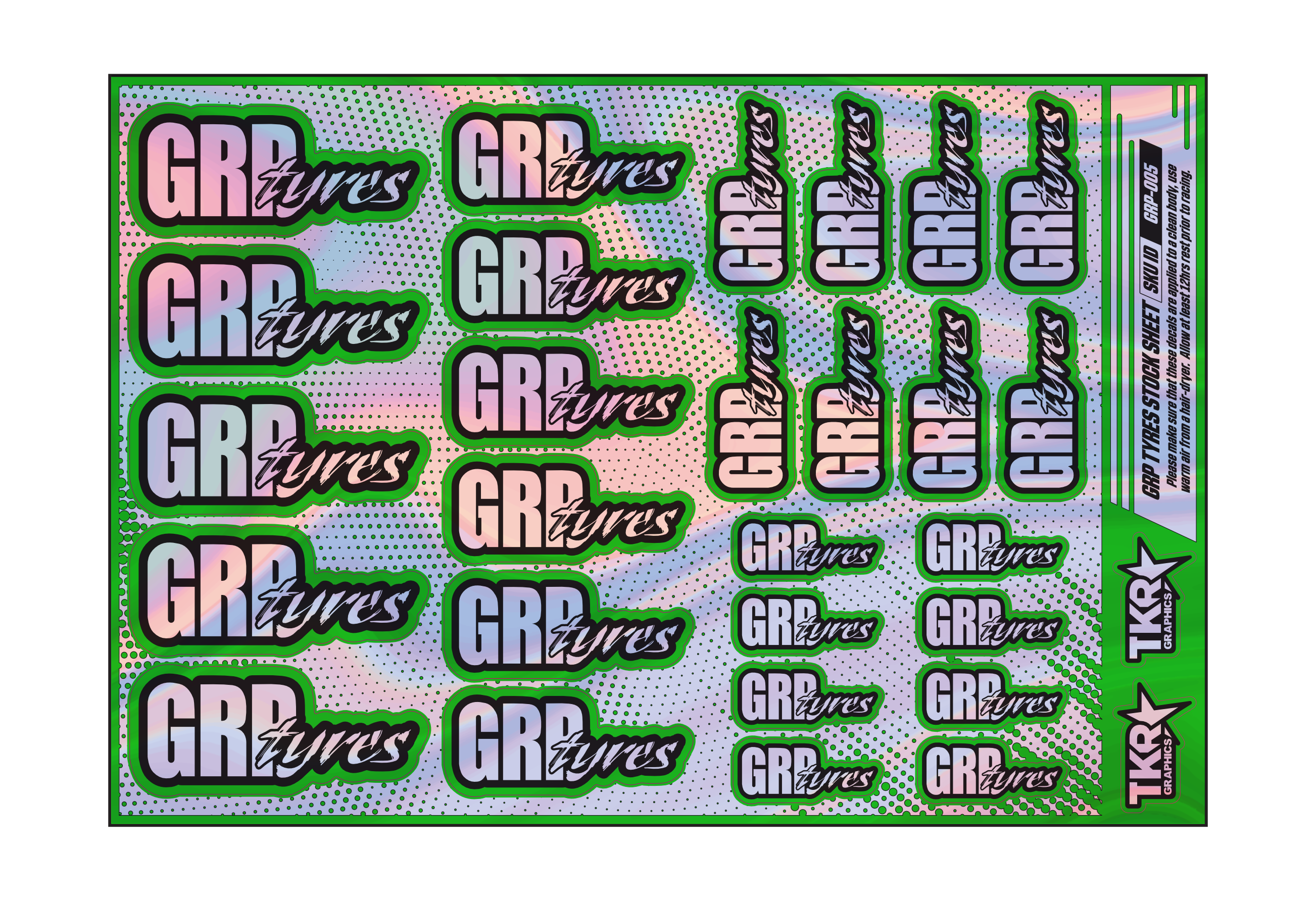HOLOGRAPHIC GRP A5 STOCK SHEET