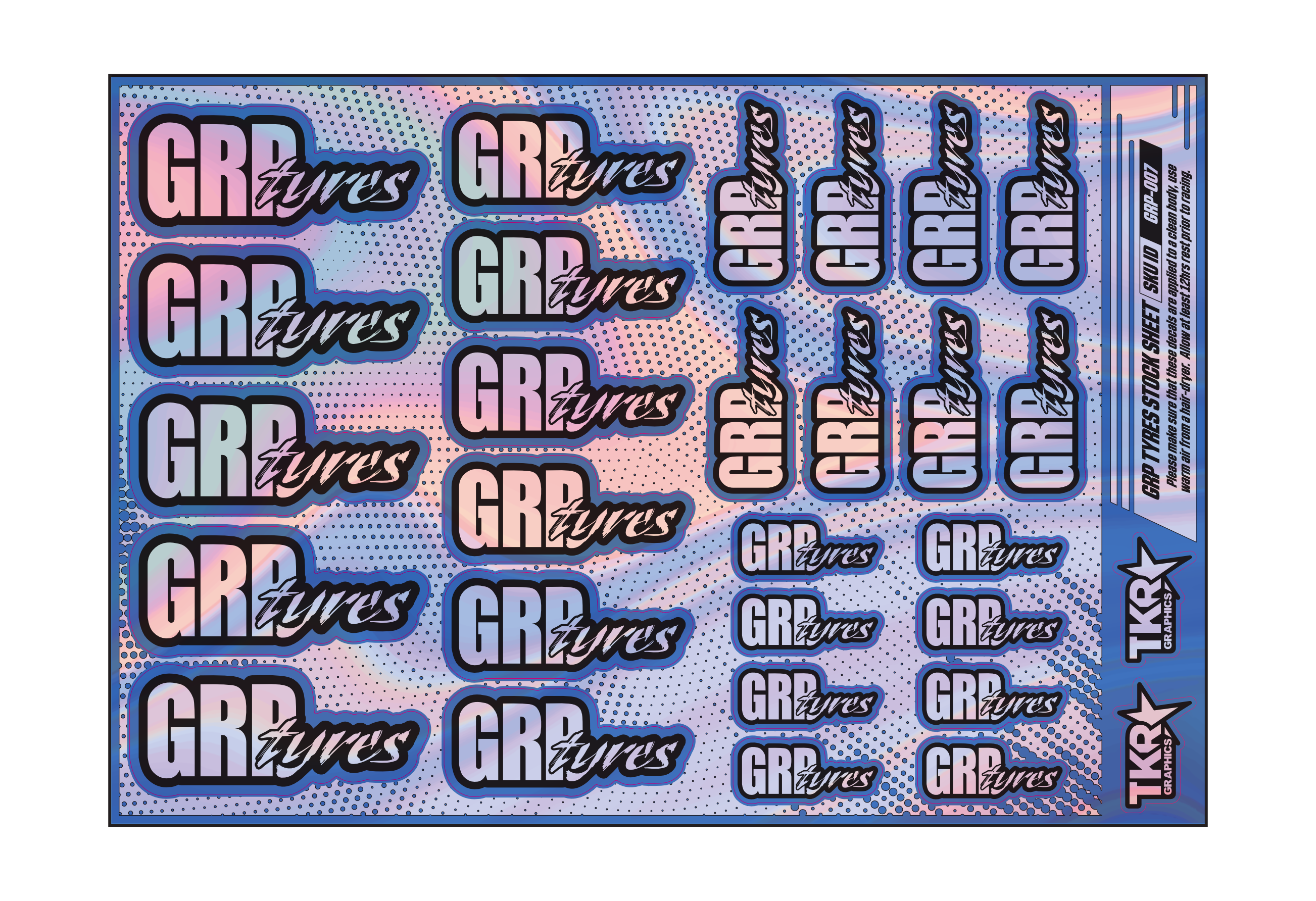 HOLOGRAPHIC GRP A5 STOCK SHEET