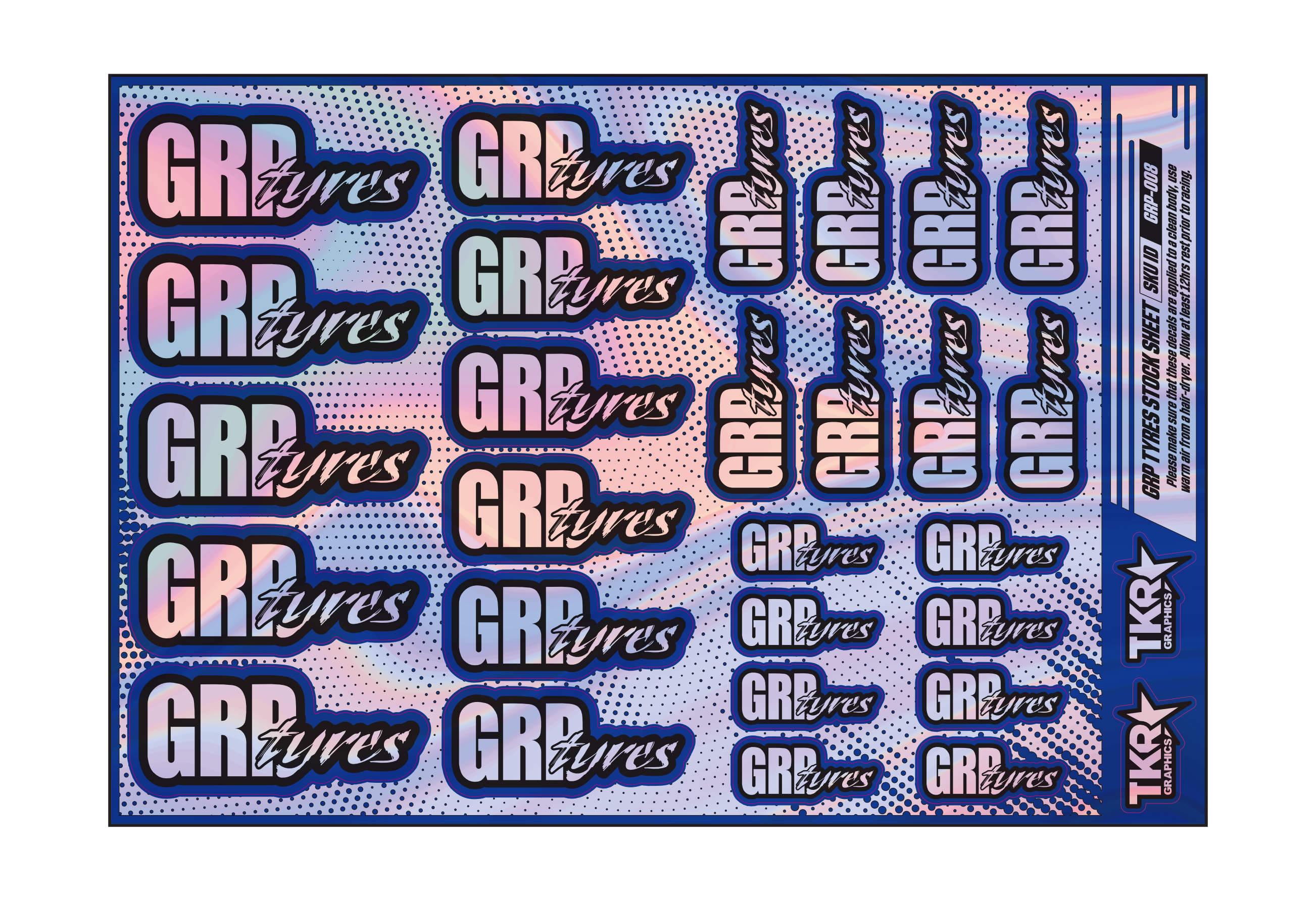 HOLOGRAPHIC GRP A5 STOCK SHEET