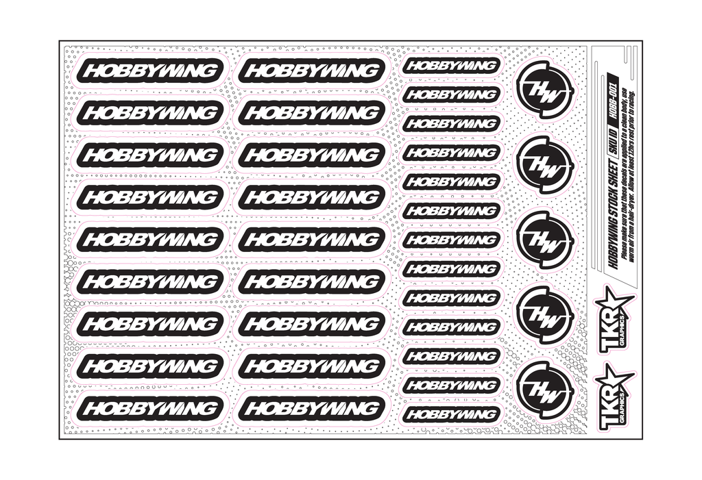 HOBBYWING A5 STOCK SHEET