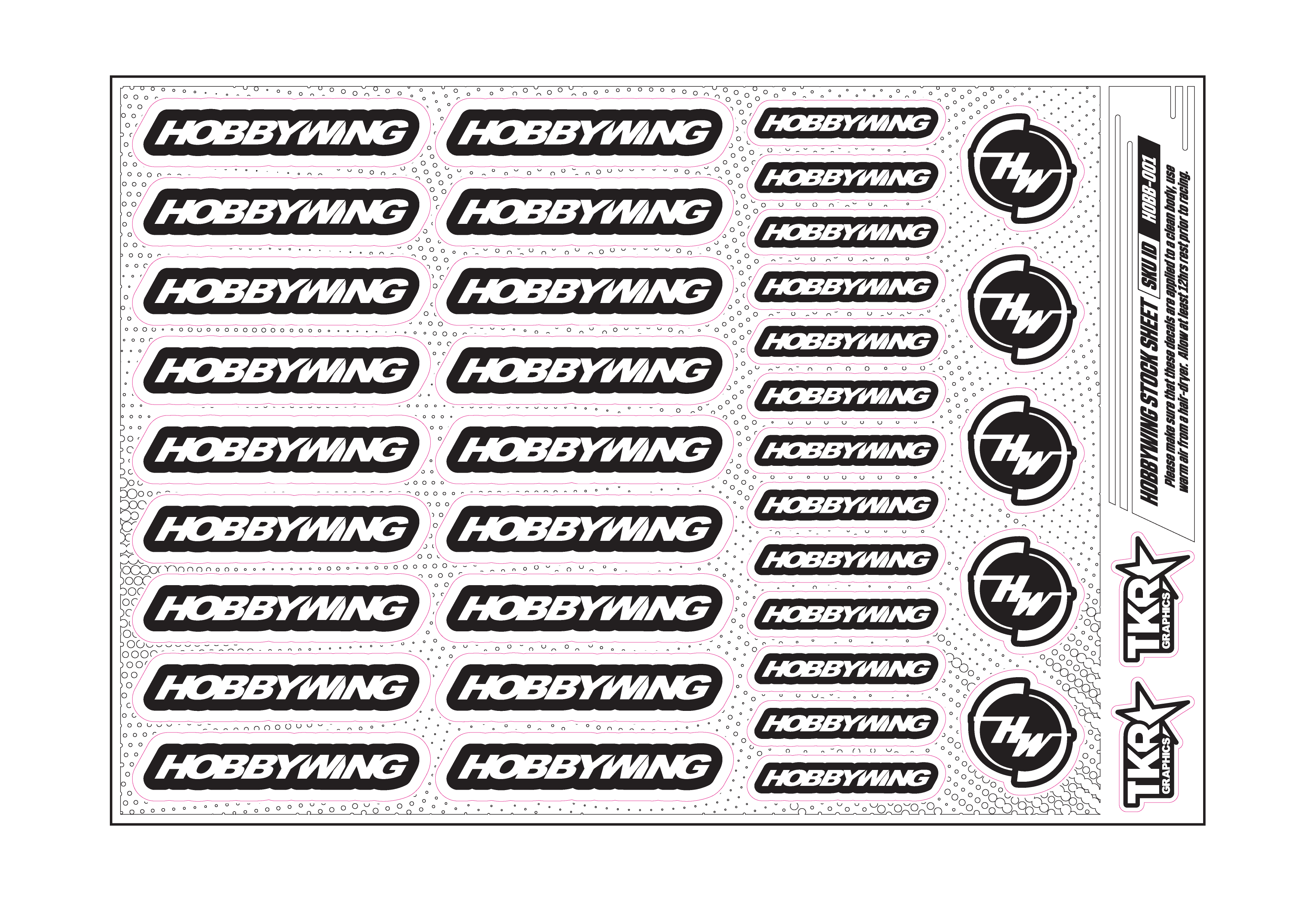 HOBBYWING A5 STOCK SHEET