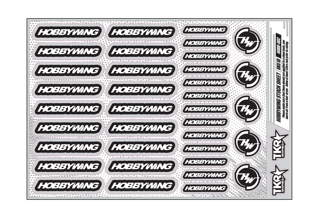 HOBBYWING A5 STOCK SHEET