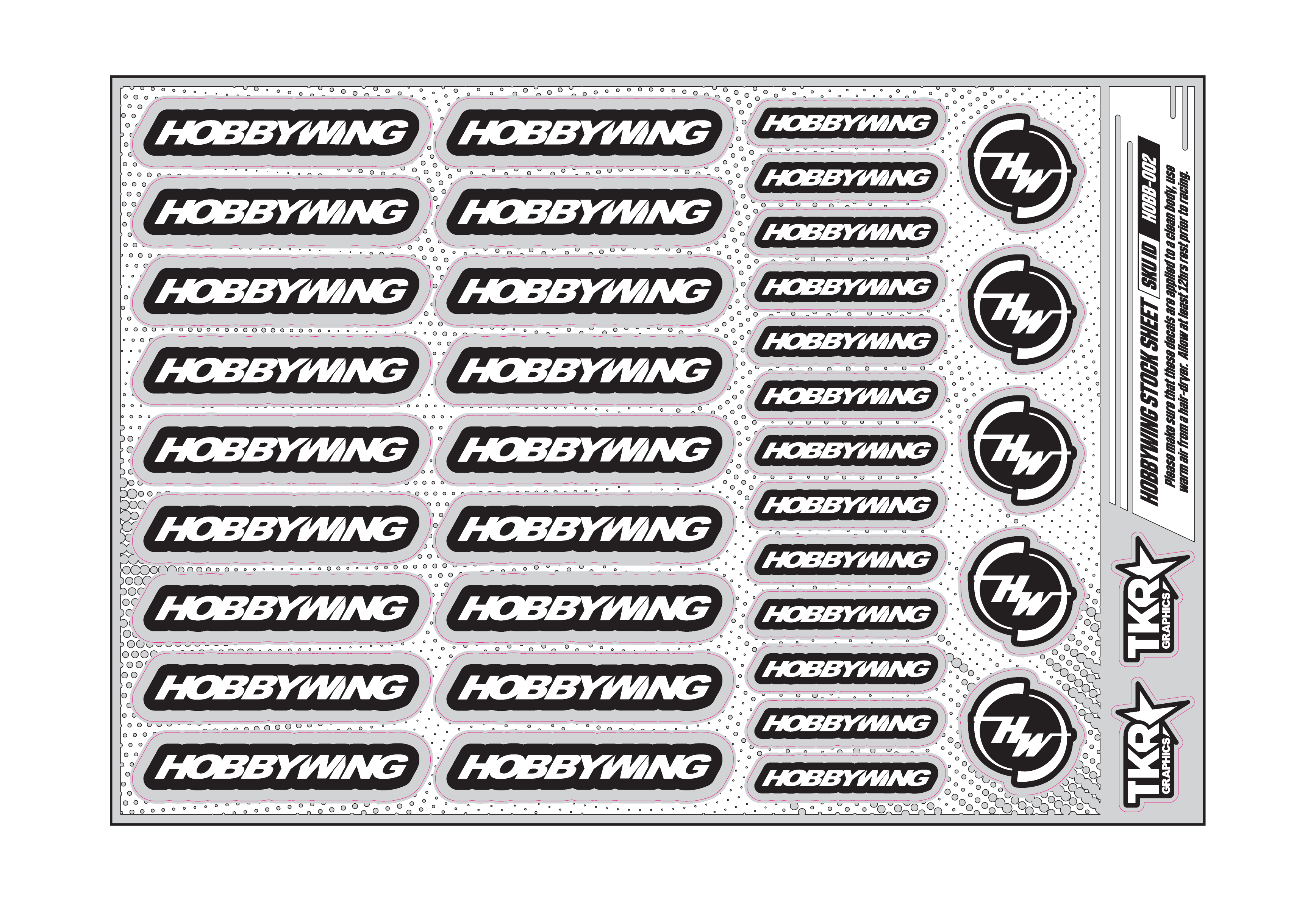 HOBBYWING A5 STOCK SHEET
