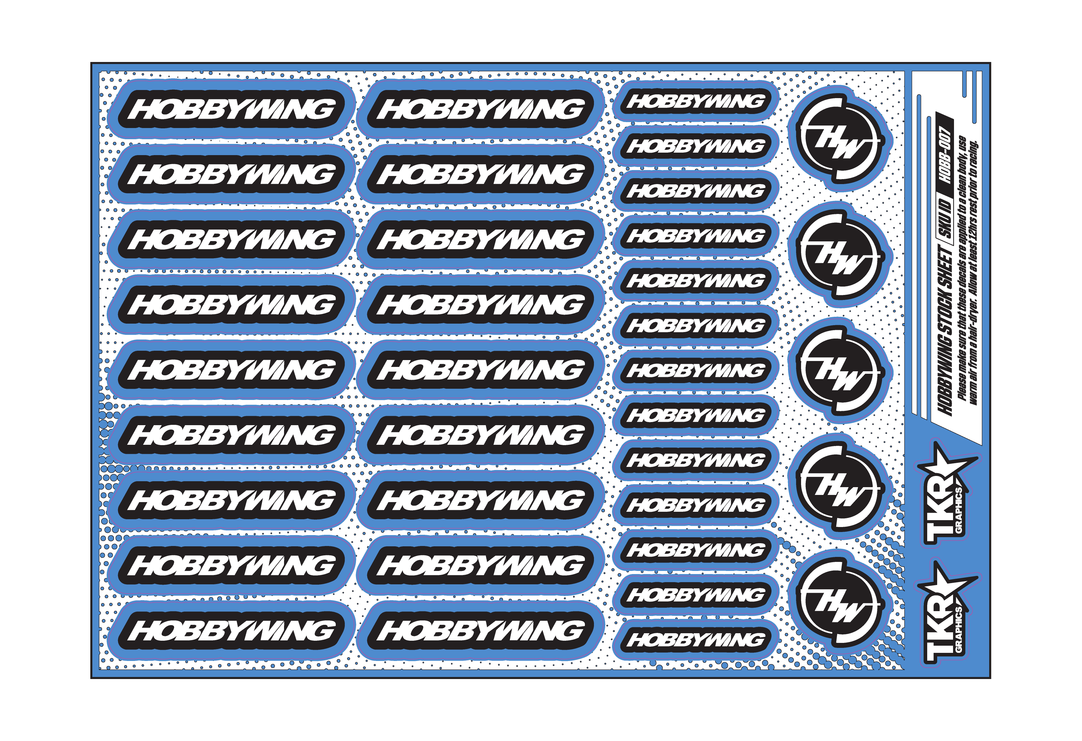 HOBBYWING A5 STOCK SHEET