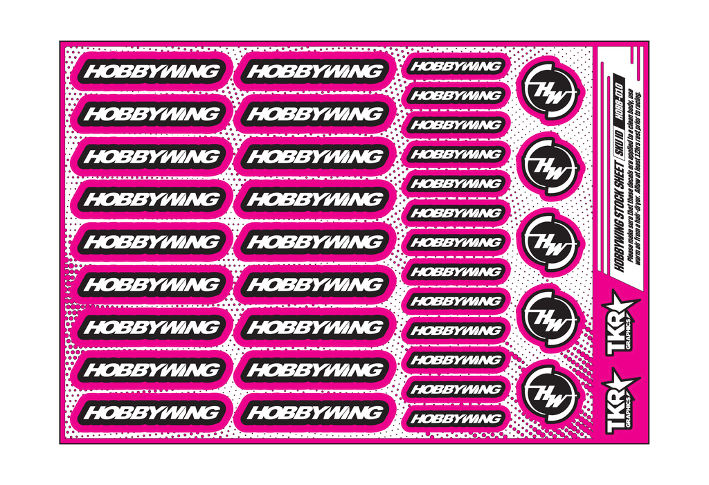 HOBBYWING A5 STOCK SHEET