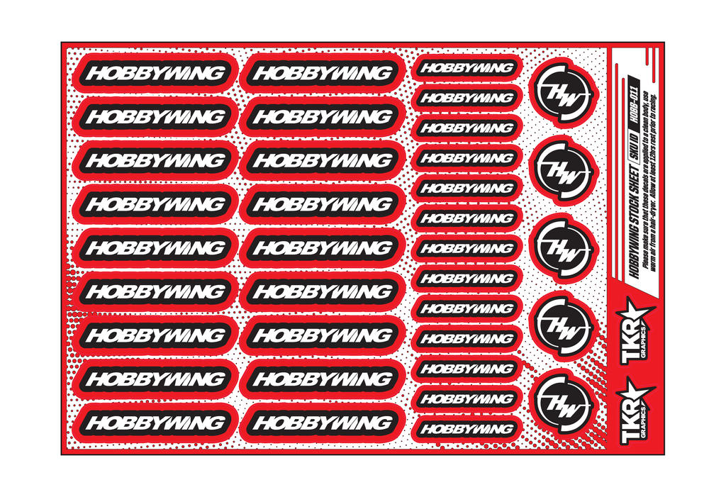 HOBBYWING A5 STOCK SHEET