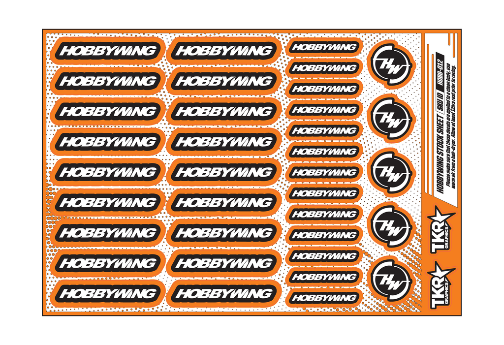 HOBBYWING A5 STOCK SHEET