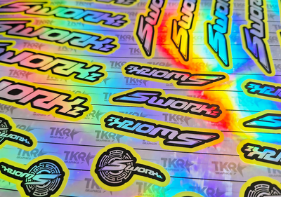 PRO HOLOGRAPHIC SPONSOR DECALS