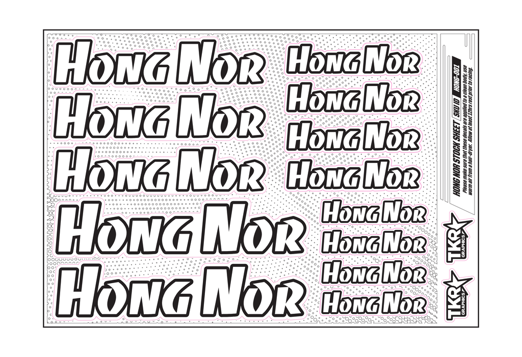 HONG NOR A5 STOCK SHEET