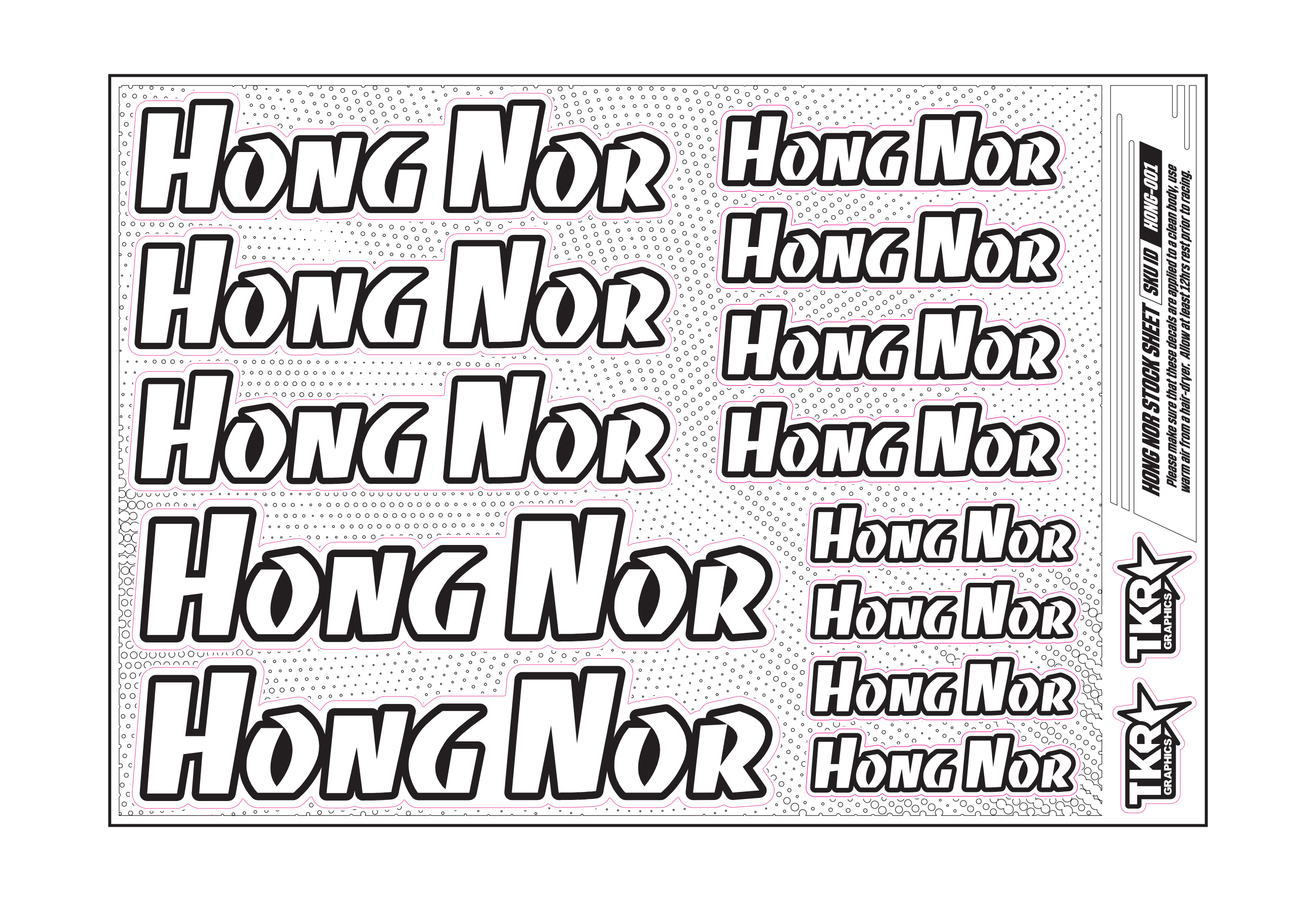 HONG NOR A5 STOCK SHEET