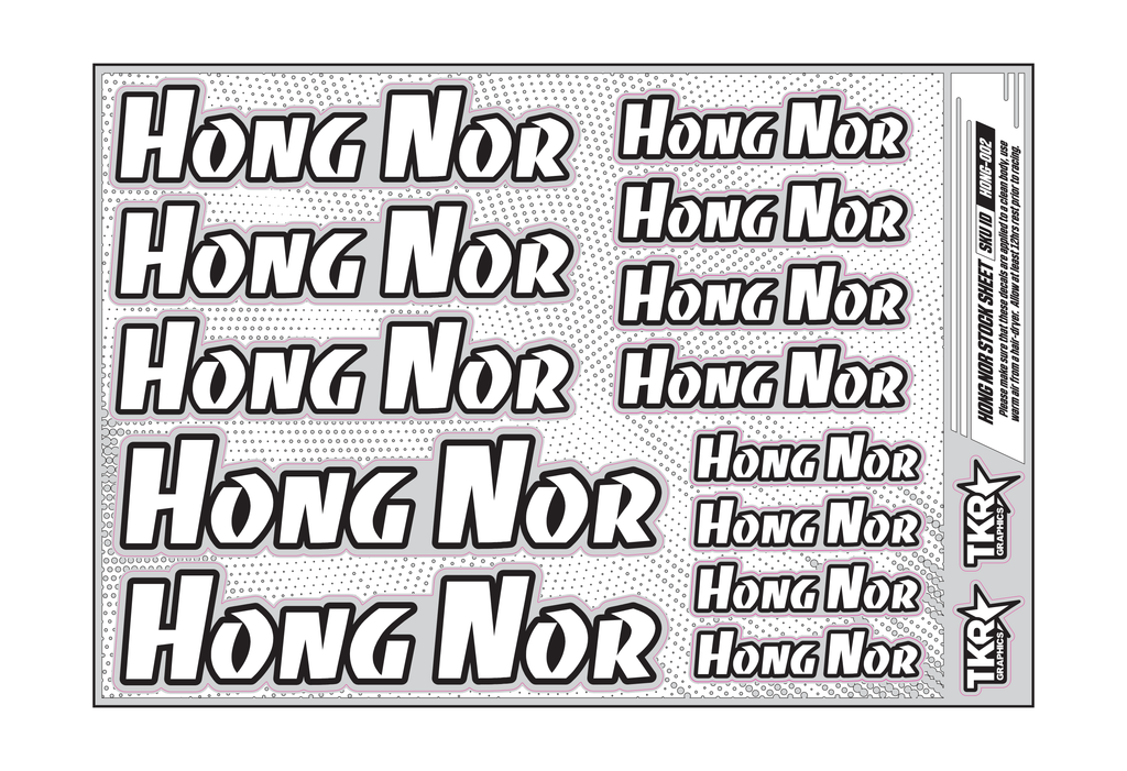 HONG NOR A5 STOCK SHEET
