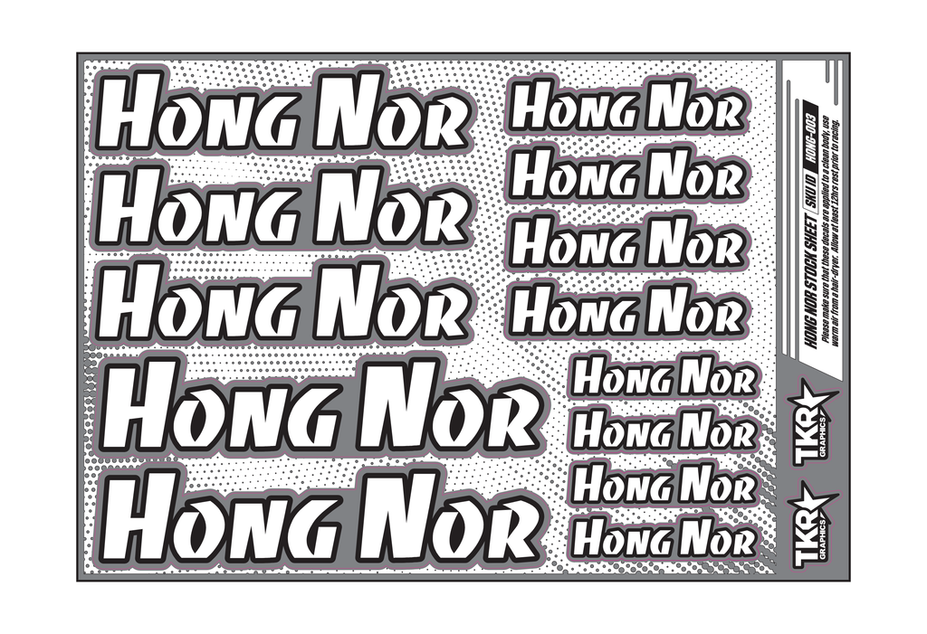 HONG NOR A5 STOCK SHEET
