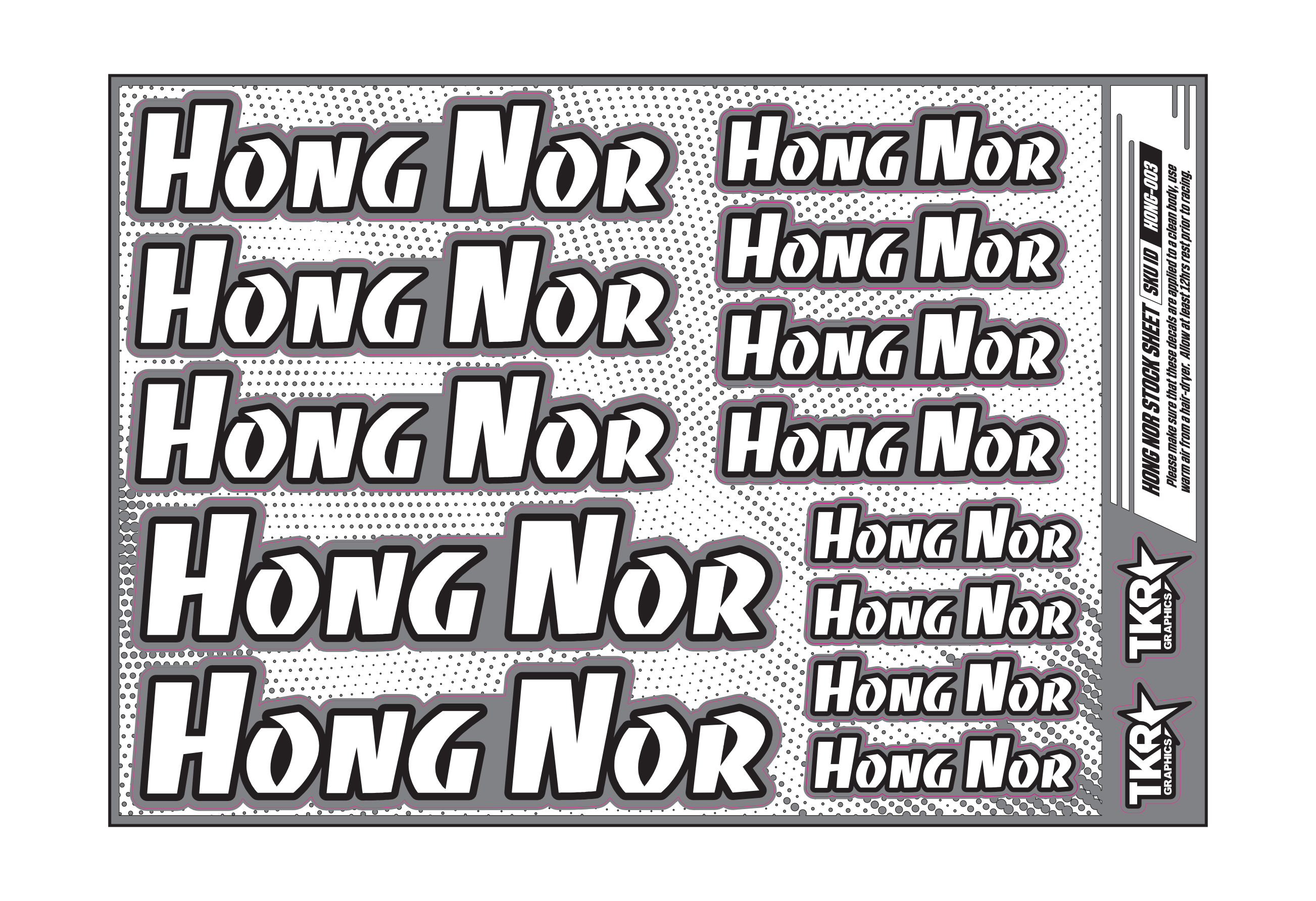 HONG NOR A5 STOCK SHEET