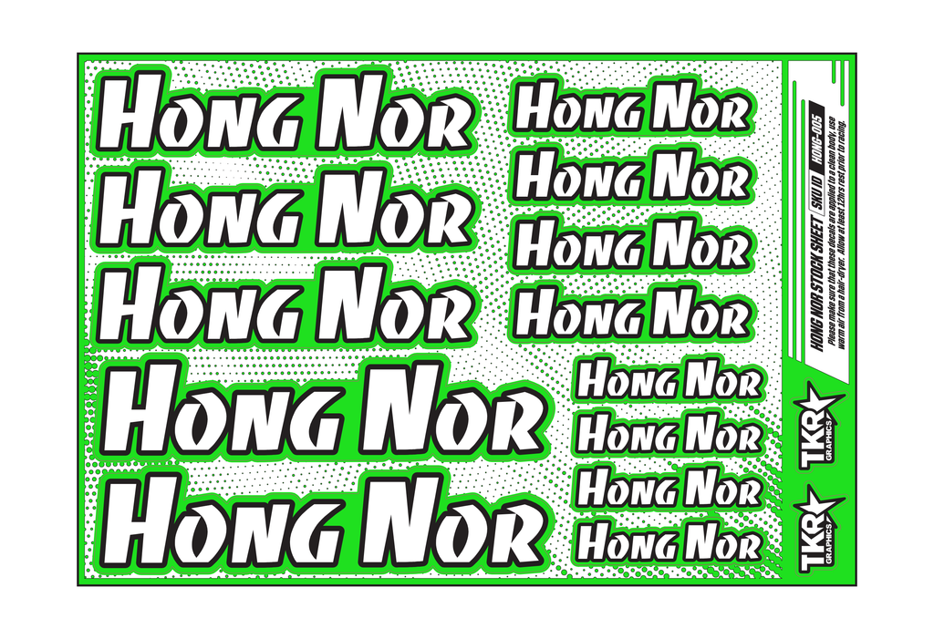 HONG NOR A5 STOCK SHEET