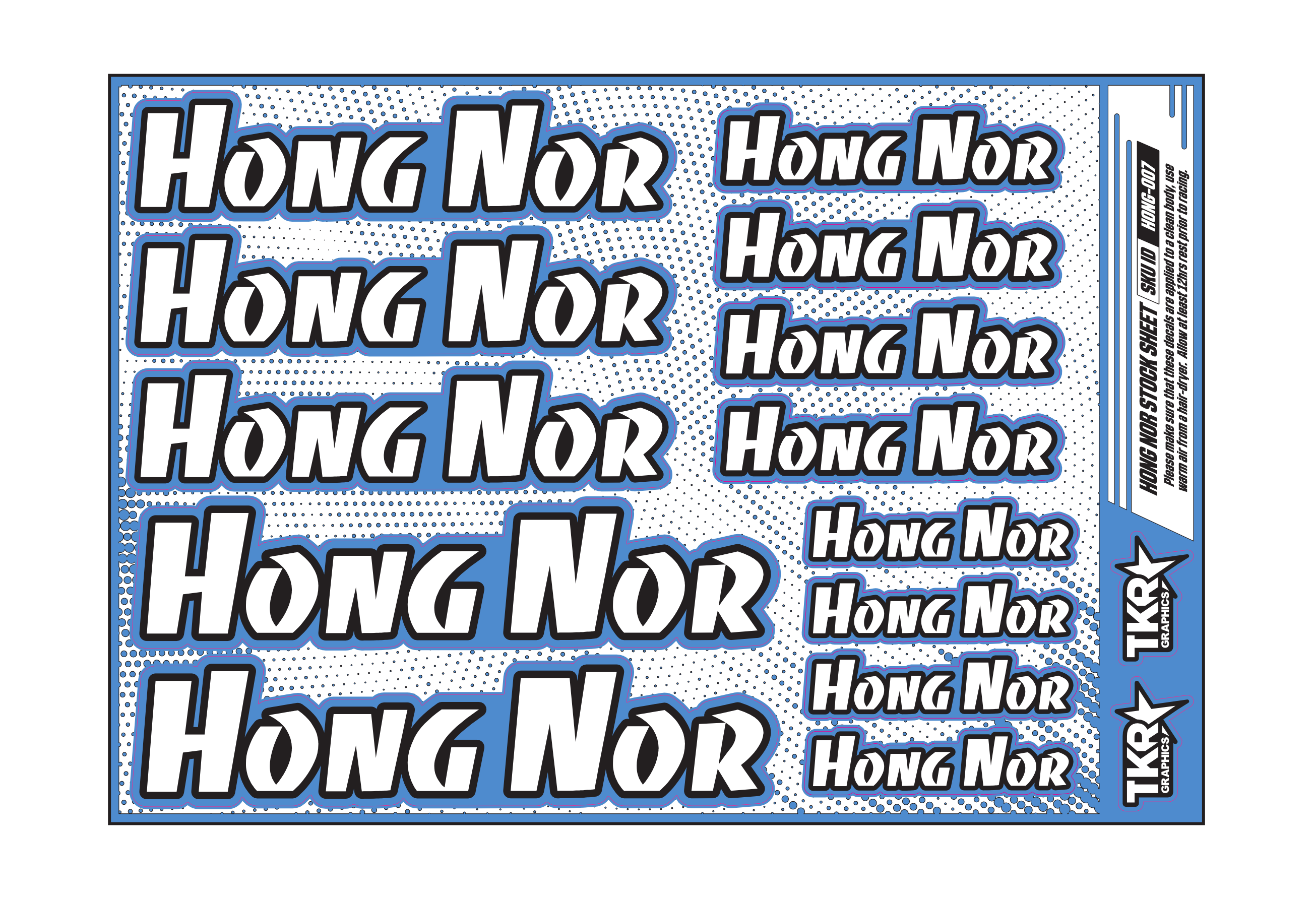 HONG NOR A5 STOCK SHEET