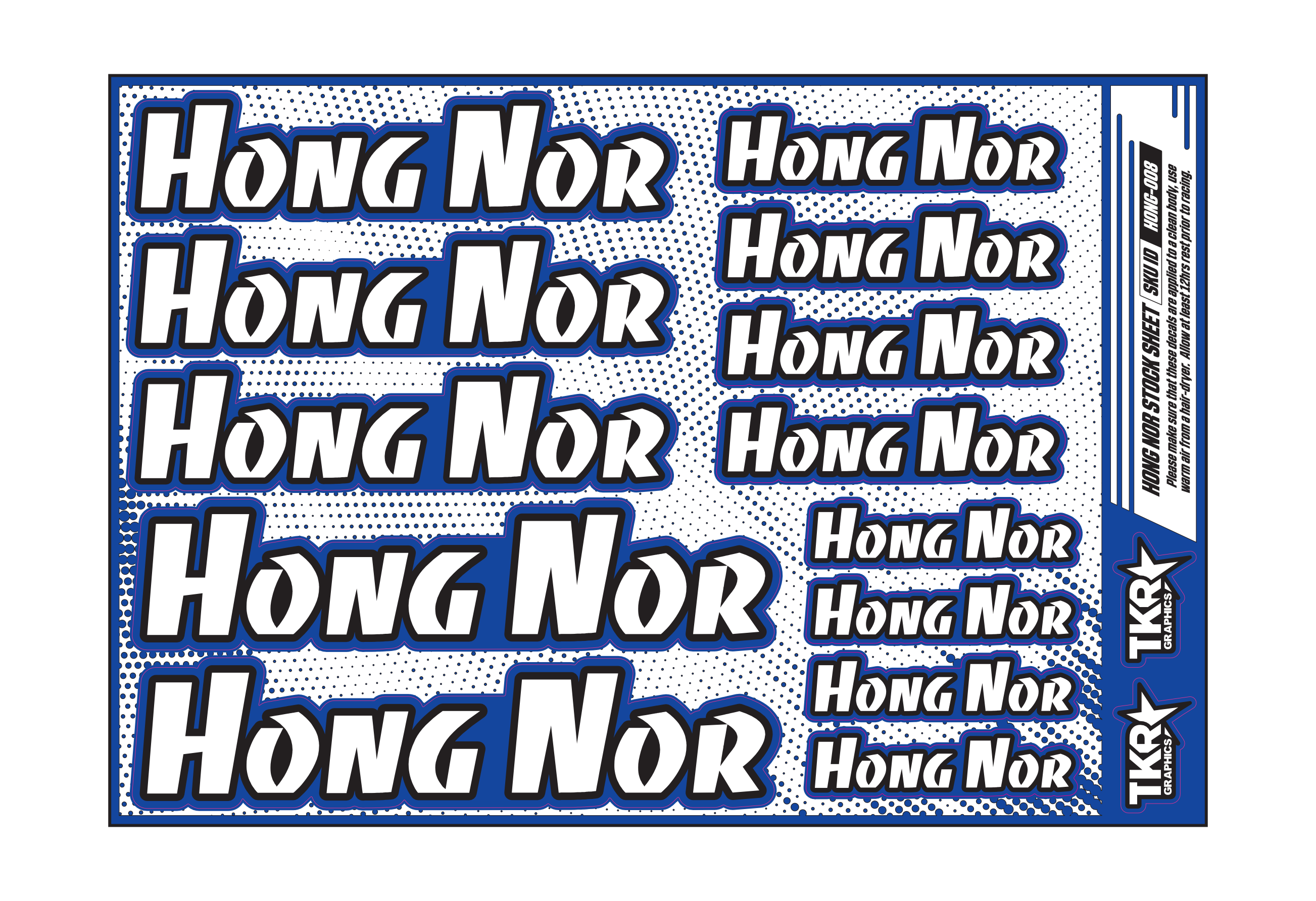 HONG NOR A5 STOCK SHEET