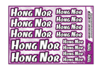 HONG NOR A5 STOCK SHEET