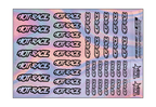 HOLOGRAPHIC HOTRACE A5 STOCK SHEET