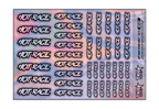 HOLOGRAPHIC HOTRACE A5 STOCK SHEET