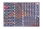 HOLOGRAPHIC HOTRACE A5 STOCK SHEET