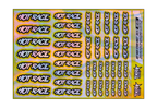 HOLOGRAPHIC HOTRACE A5 STOCK SHEET