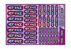 HOLOGRAPHIC HOTRACE A5 STOCK SHEET