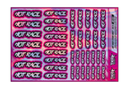 HOLOGRAPHIC HOTRACE A5 STOCK SHEET