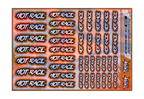 HOLOGRAPHIC HOTRACE A5 STOCK SHEET