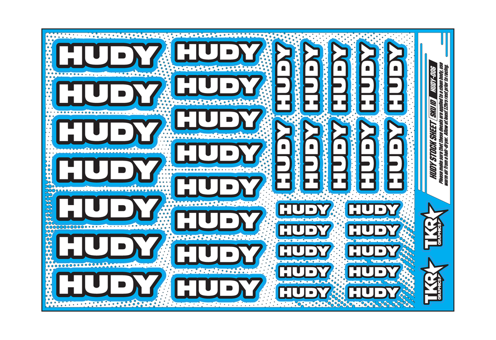 HUDY A5 STOCK SHEET