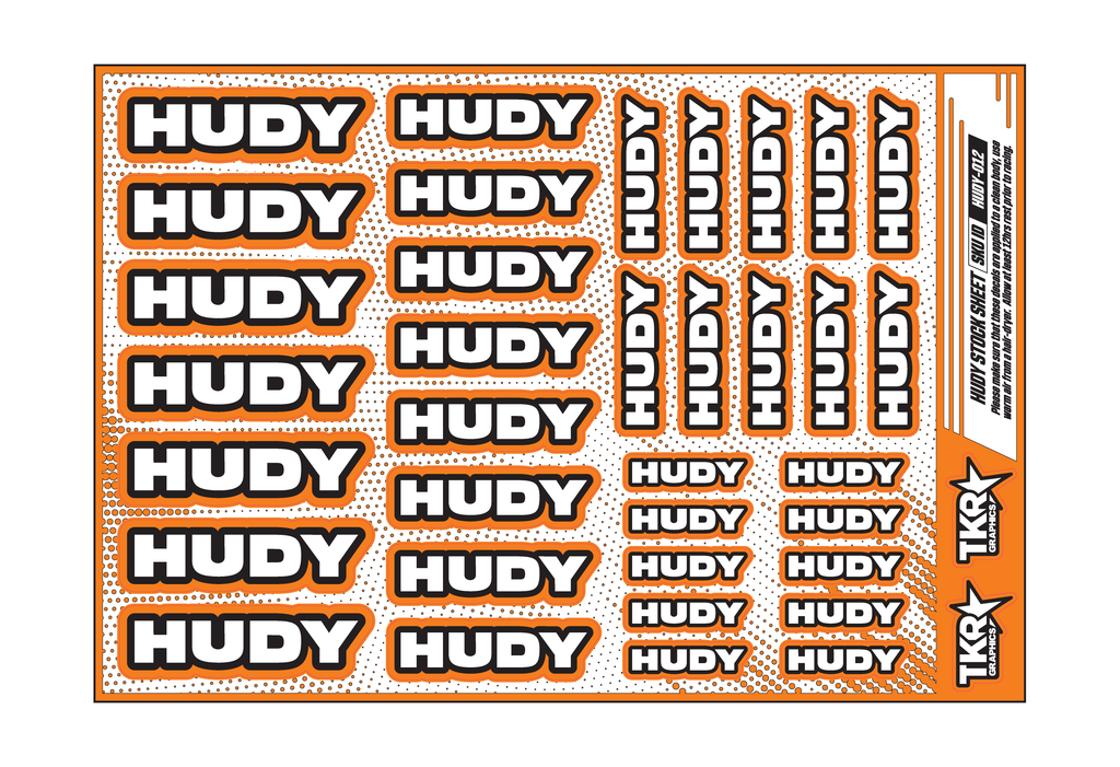 HUDY A5 STOCK SHEET