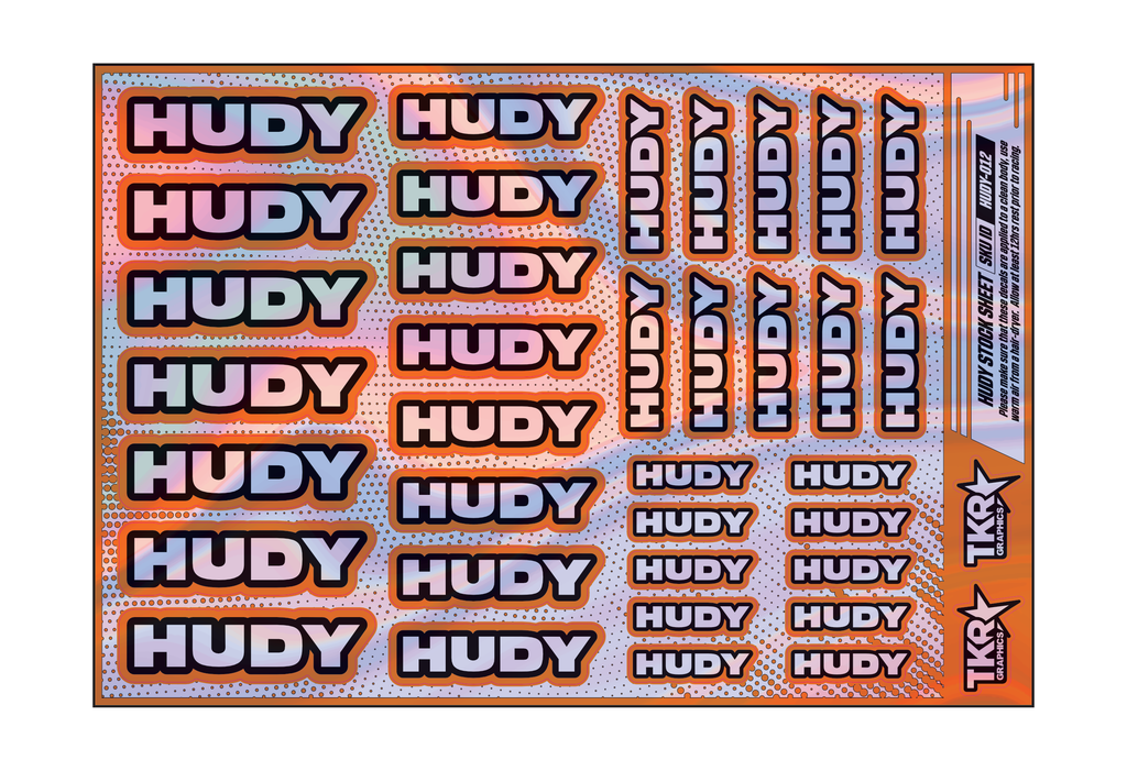 HOLOGRAPHIC HUDY A5 STOCK SHEET