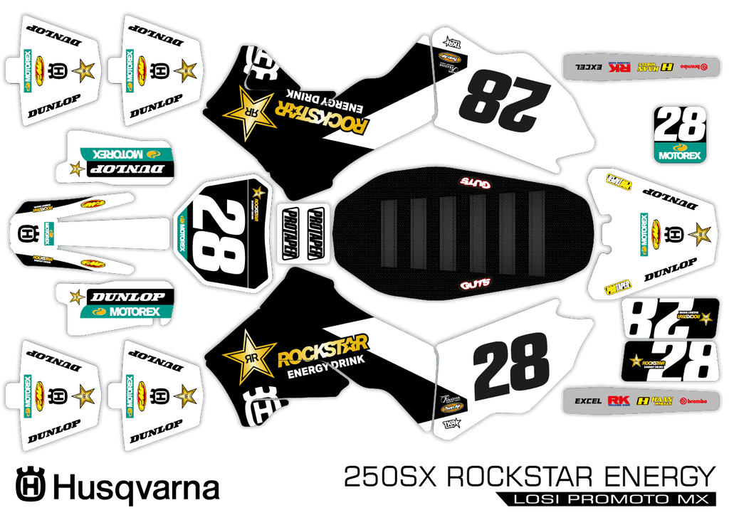 PRO LOSI PROMOTO MX SKINS