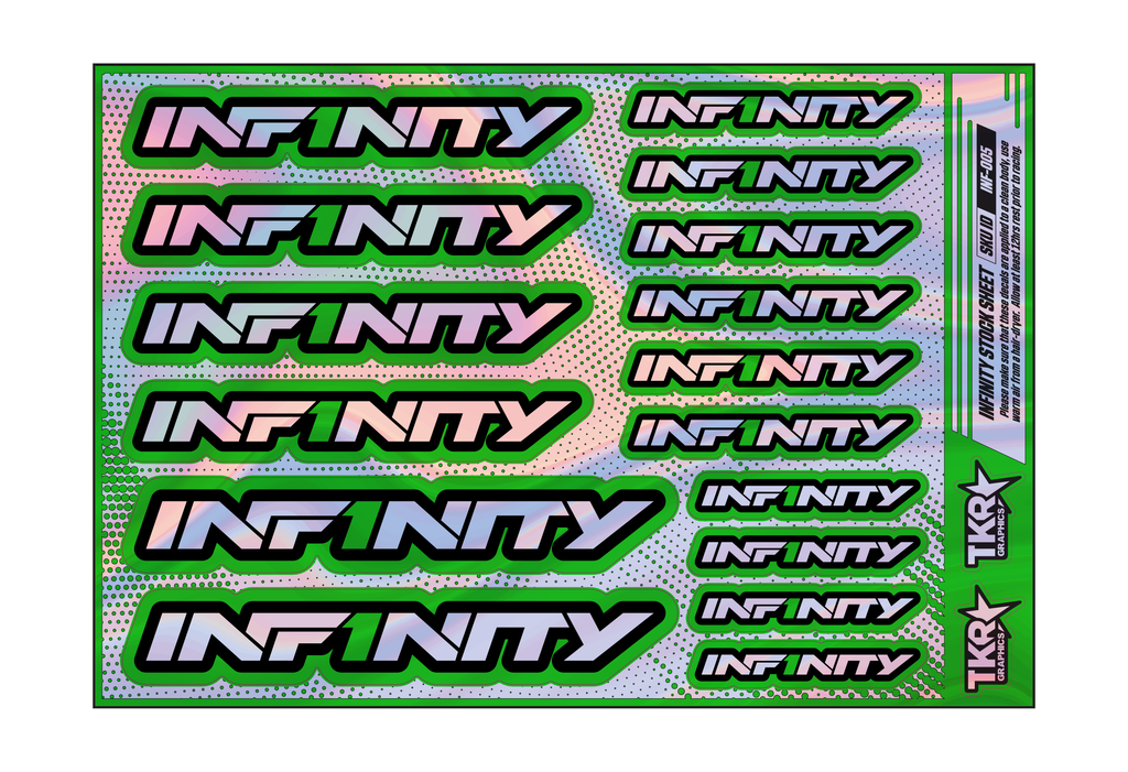HOLOGRAPHIC INFINITY A5 STOCK SHEET