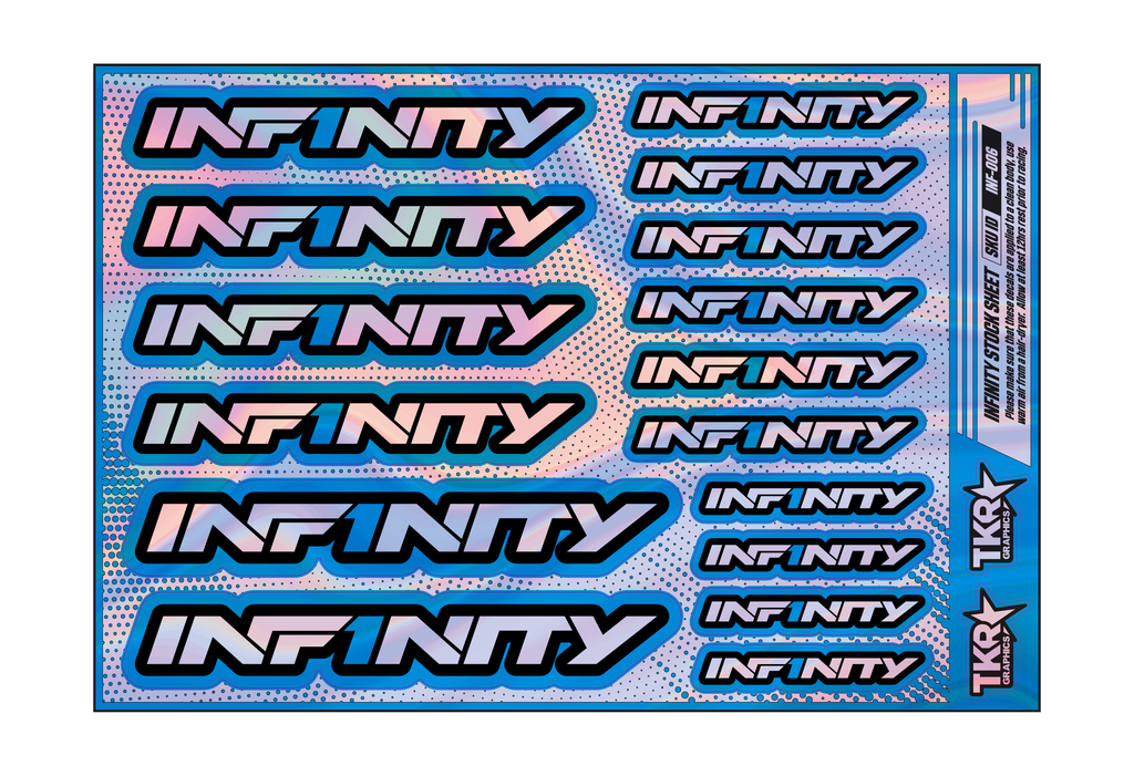 HOLOGRAPHIC INFINITY A5 STOCK SHEET