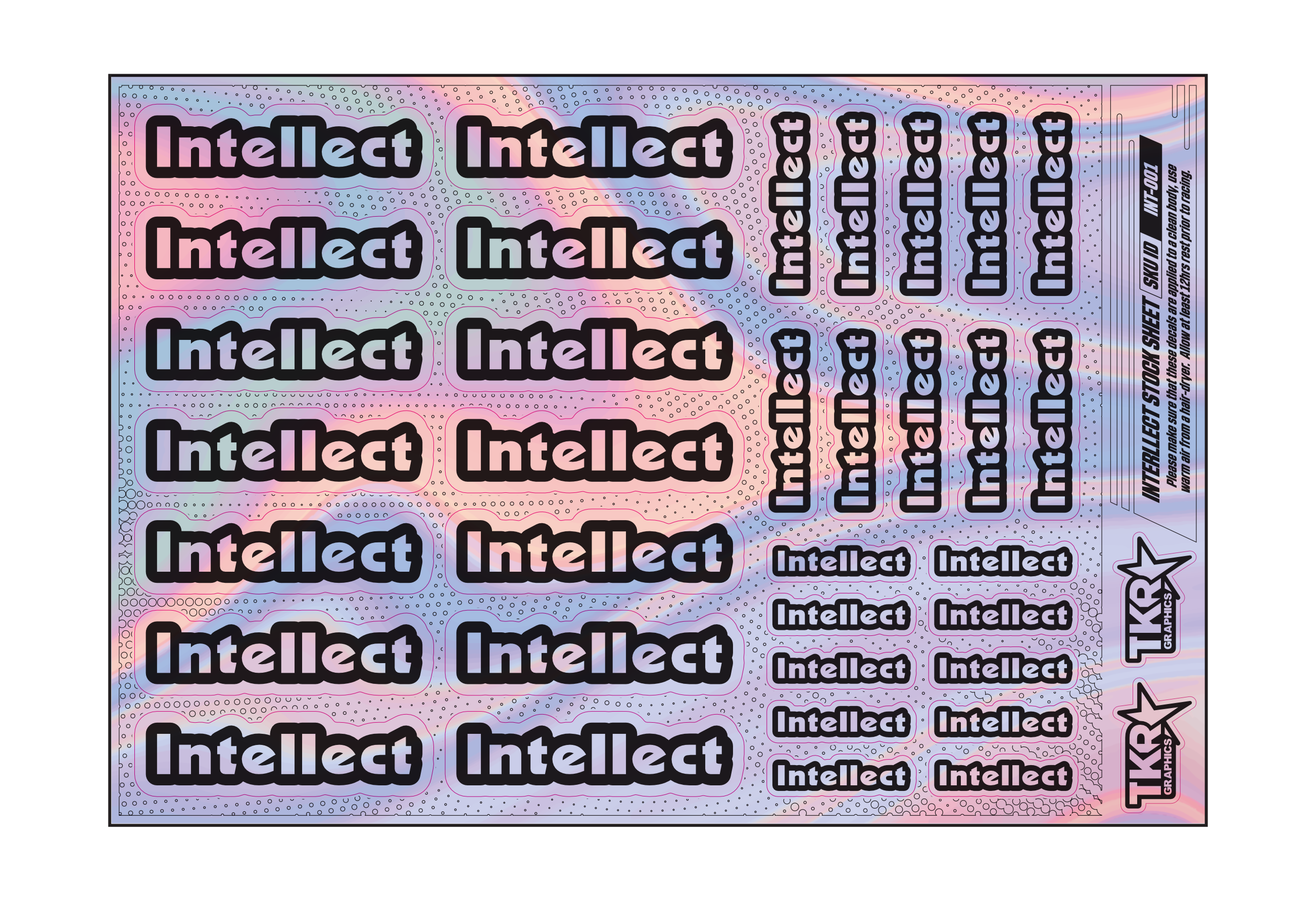 HOLOGRAPHIC INTELLECT A5 STOCK SHEET
