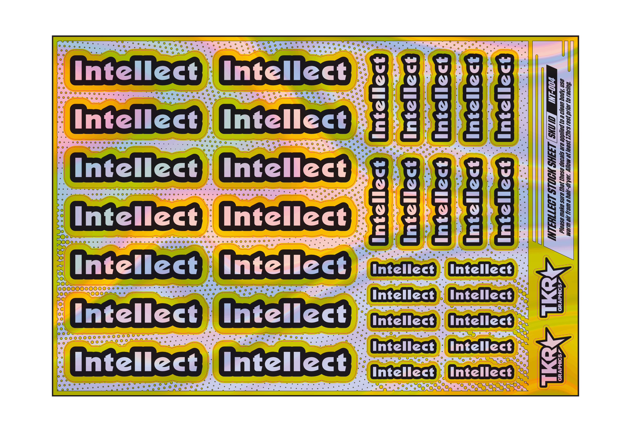 HOLOGRAPHIC INTELLECT A5 STOCK SHEET