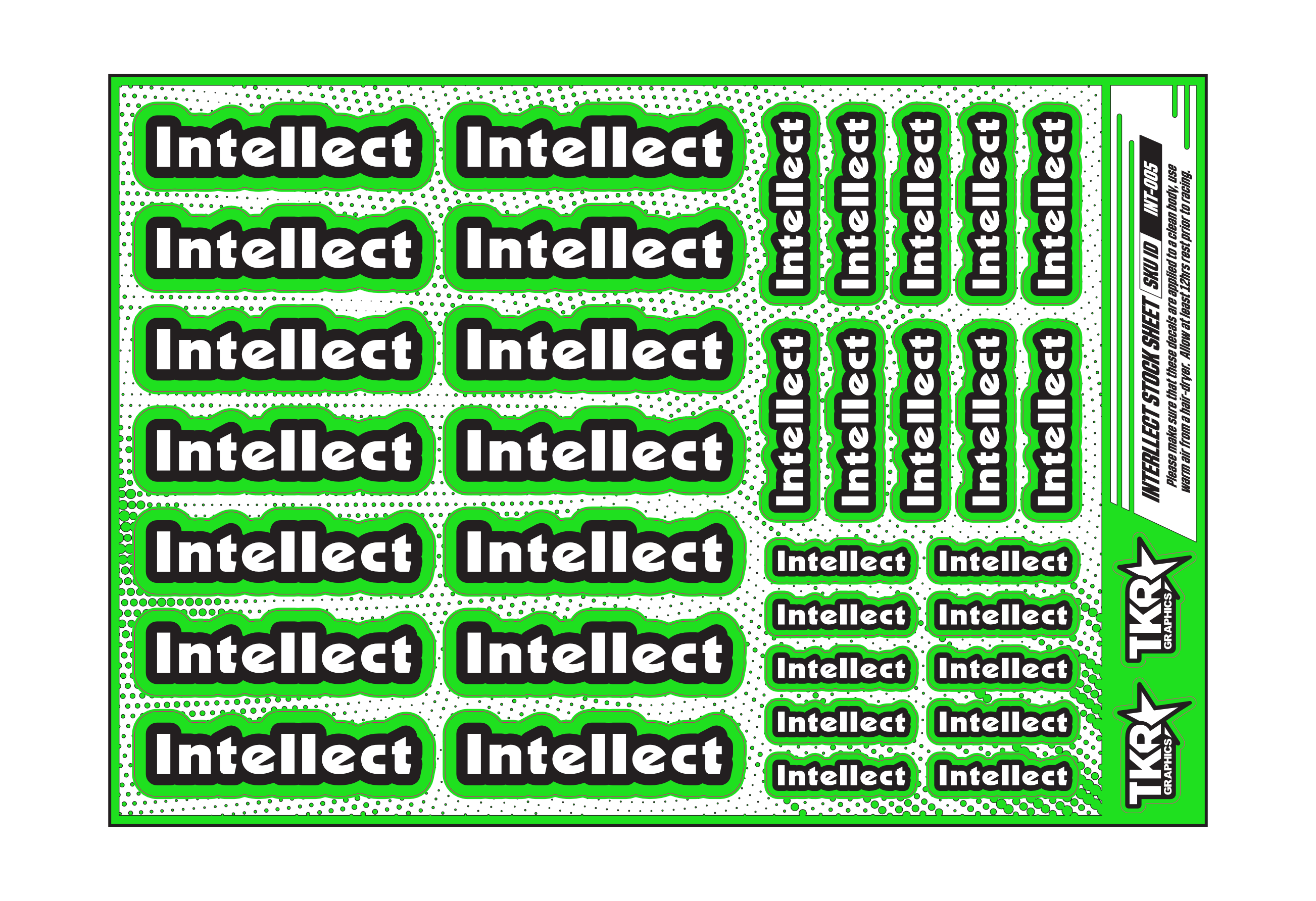 INTELLECT A5 STOCK SHEET