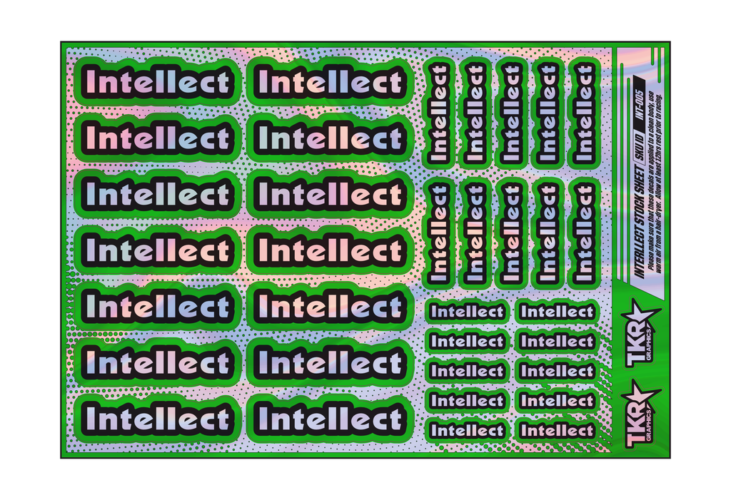 HOLOGRAPHIC INTELLECT A5 STOCK SHEET