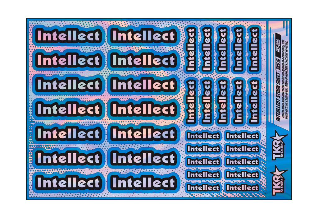 HOLOGRAPHIC INTELLECT A5 STOCK SHEET