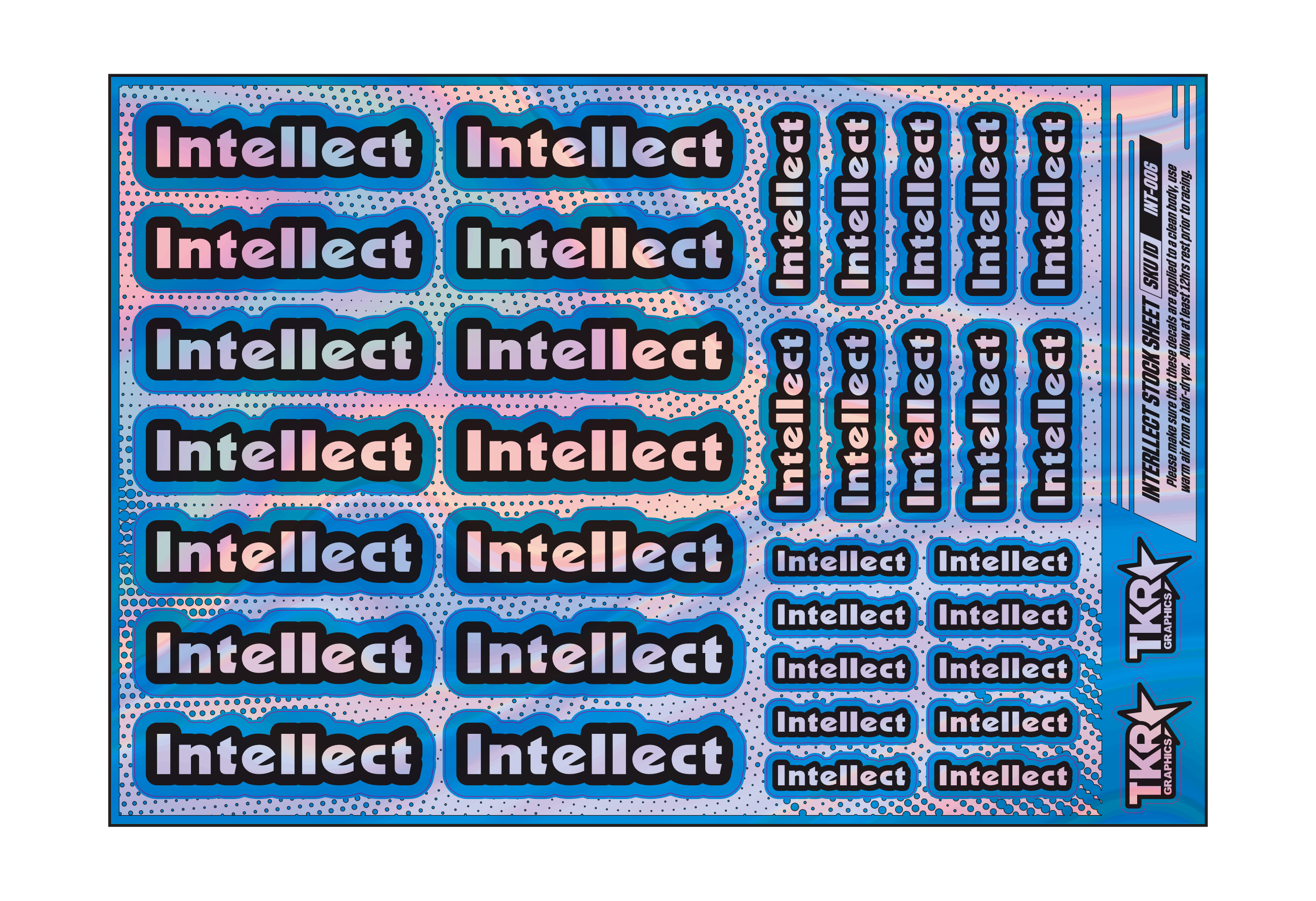HOLOGRAPHIC INTELLECT A5 STOCK SHEET