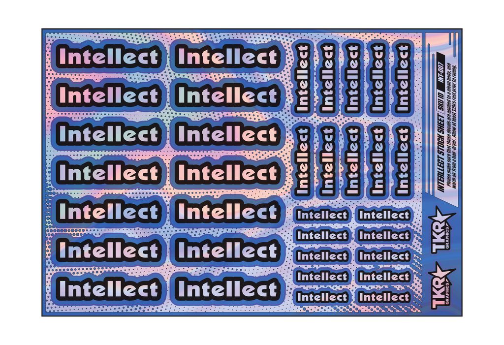 HOLOGRAPHIC INTELLECT A5 STOCK SHEET