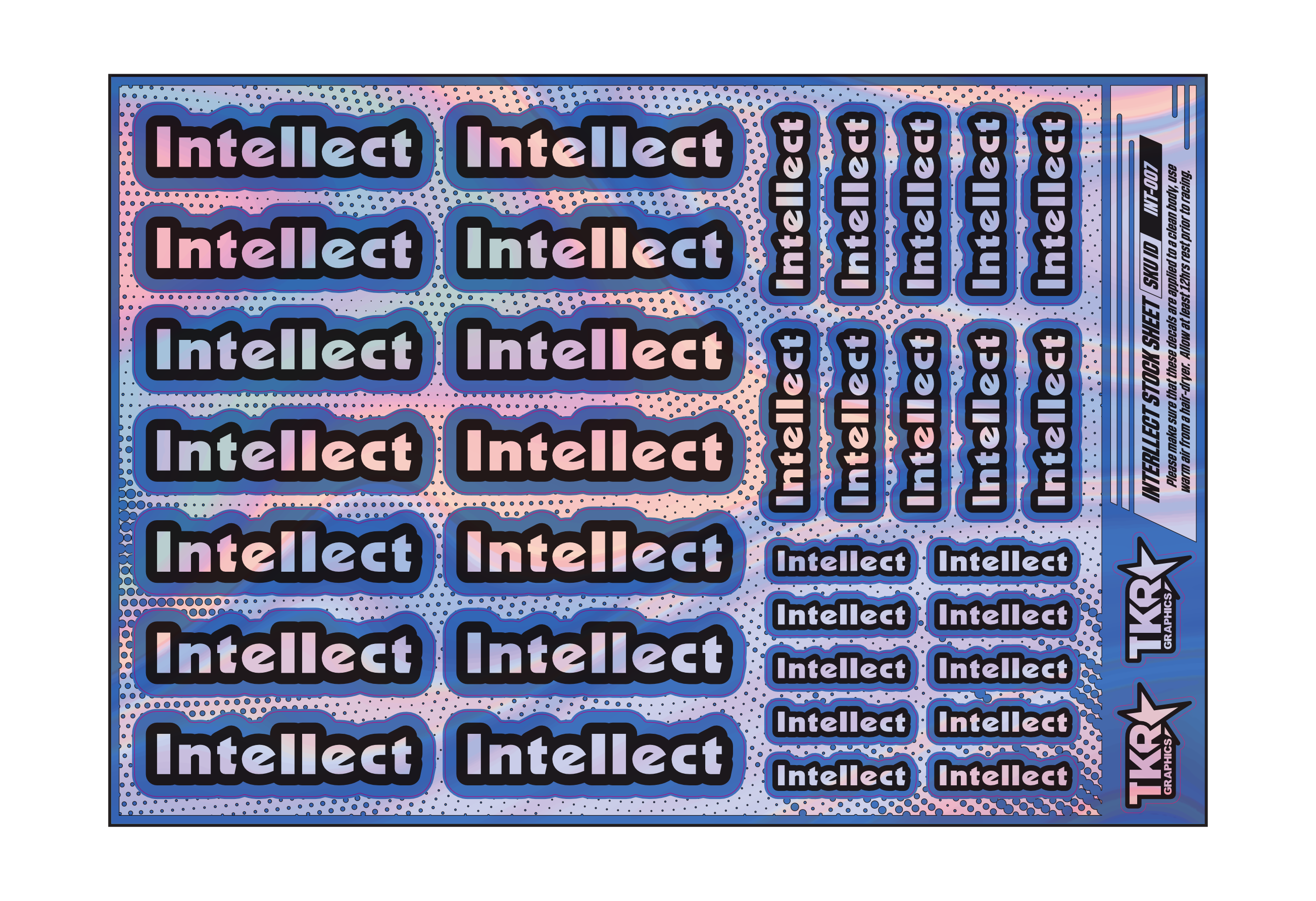 HOLOGRAPHIC INTELLECT A5 STOCK SHEET