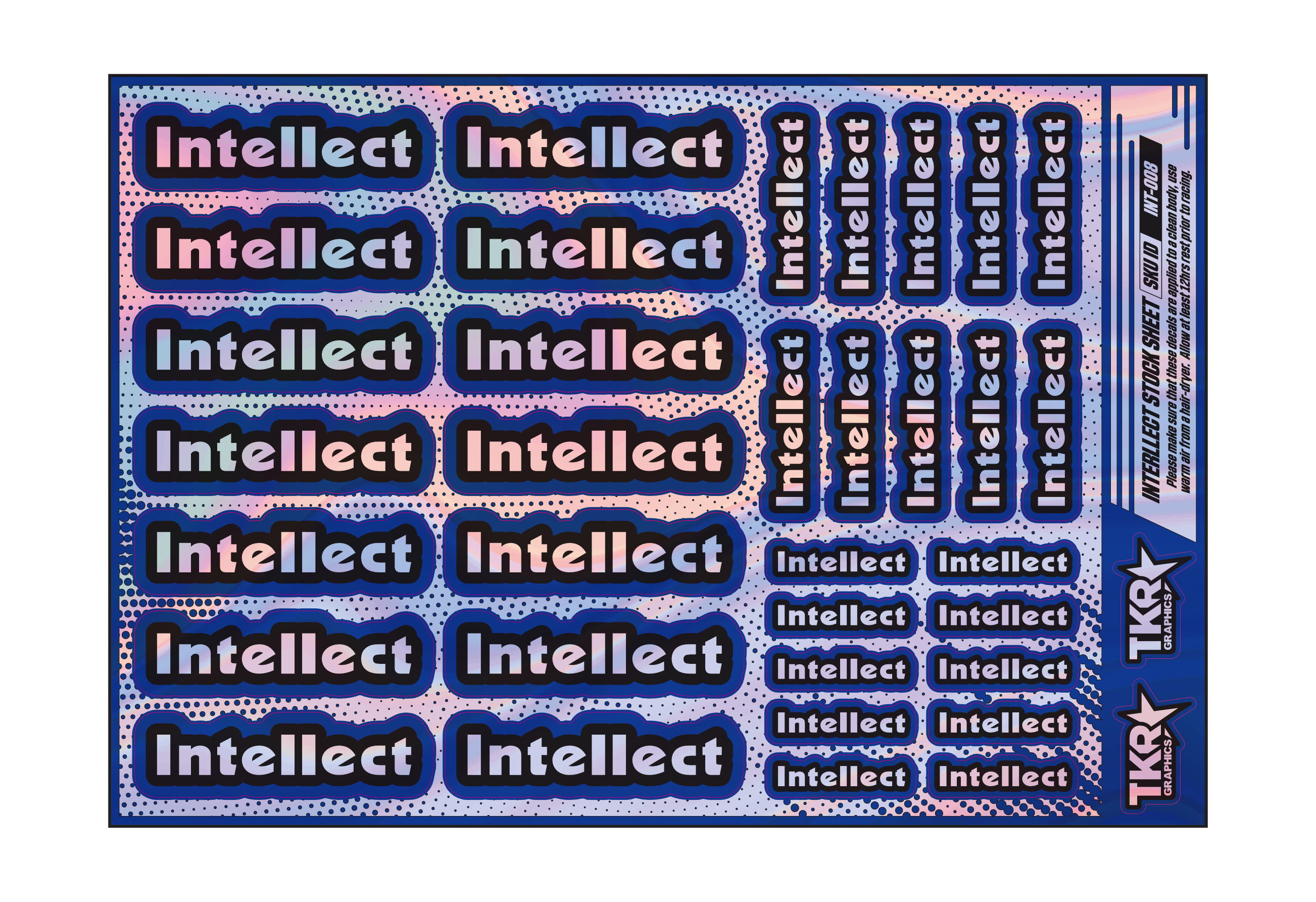 HOLOGRAPHIC INTELLECT A5 STOCK SHEET